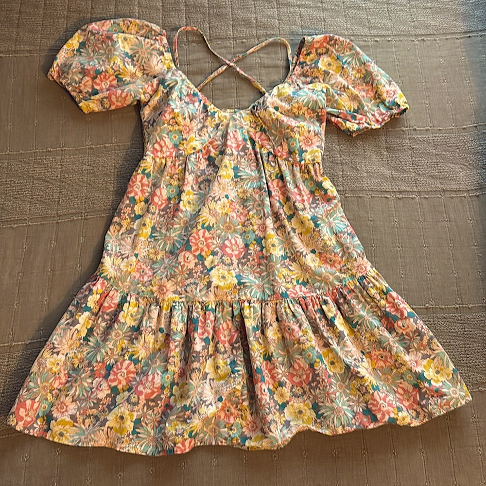Cute vintage babydoll dress, floral print never worn